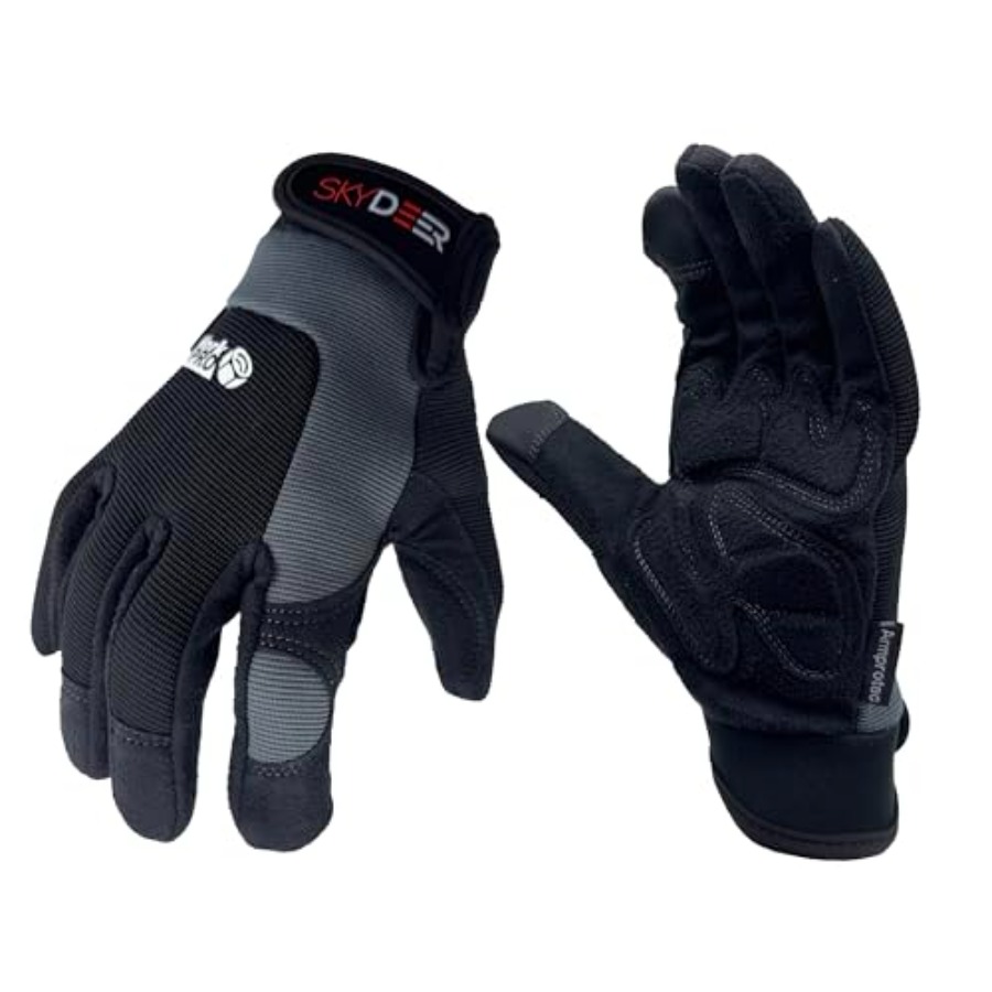 Work Glove Impact - Touch Screen Leather Work Gloves for