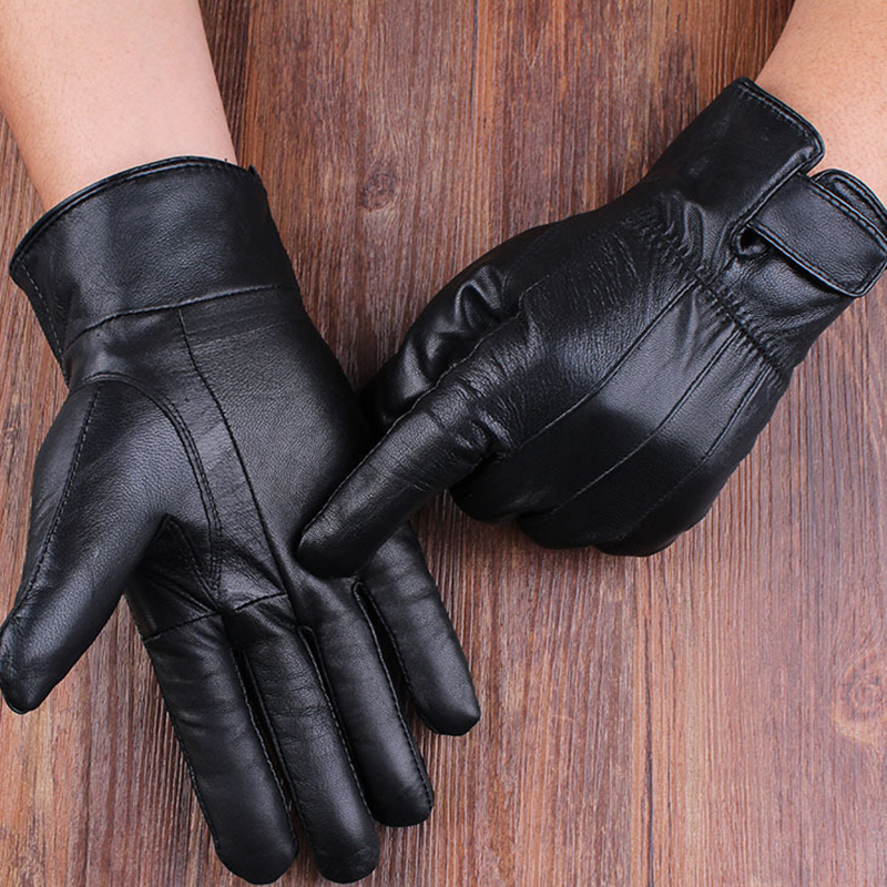 1pair Men's PU Leather Winter  - đánh giá và giá Leather Driving Glove