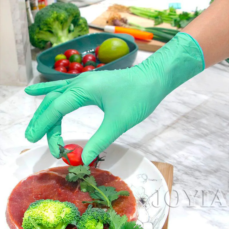 Green Disposable Gloves Pink E - đánh giá và giá Exam Glove Nitrile
