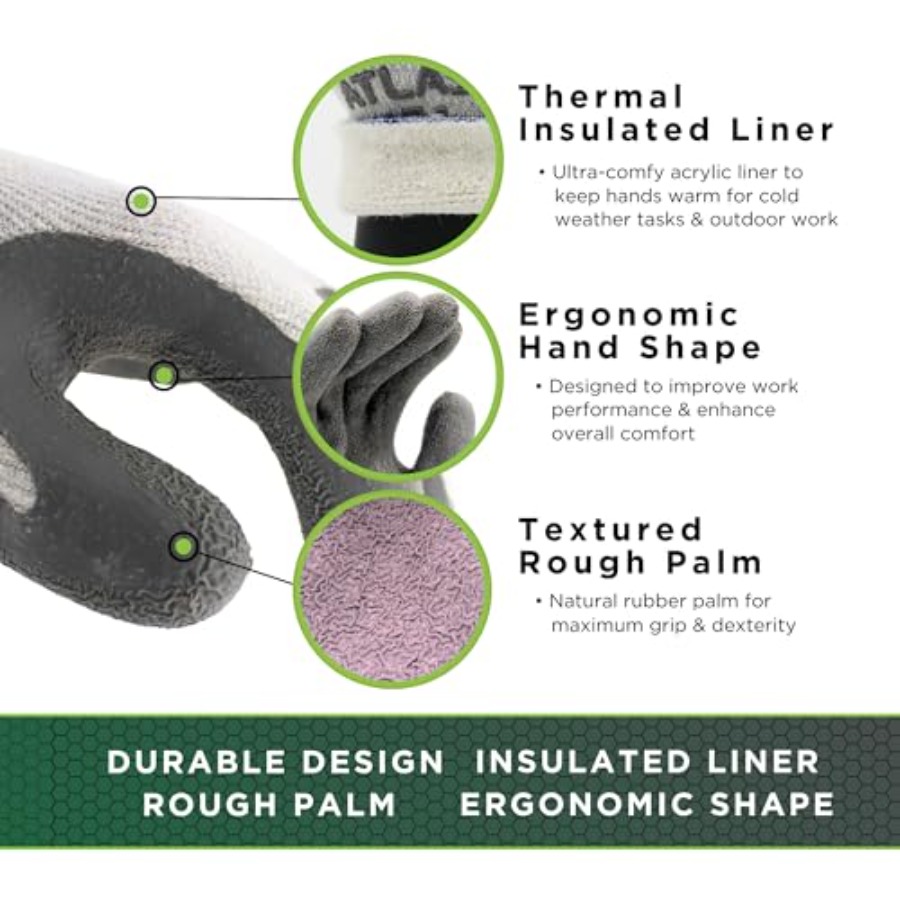 Insulated Winter Work Gloves w - đánh giá và giá Winter Glove Insulated