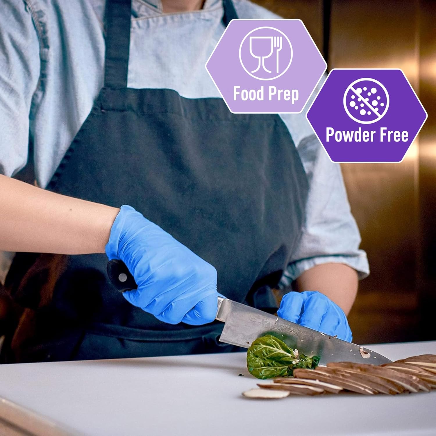 Nitrile/Vinyl Blend Exam Glove - đánh giá và giá Latex Disposable Glove