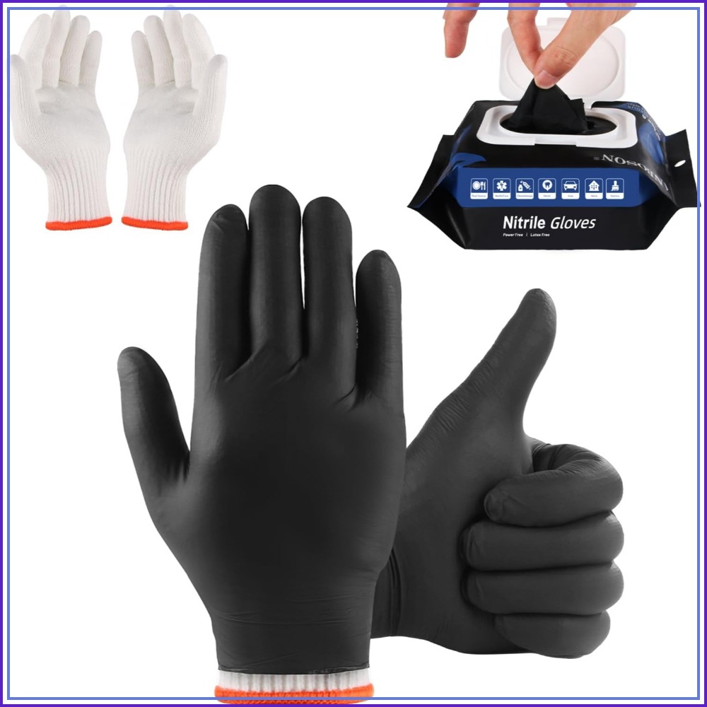 BBQ Gloves 50 Disposable Nitri - đánh giá và giá Heat Resistant Glove