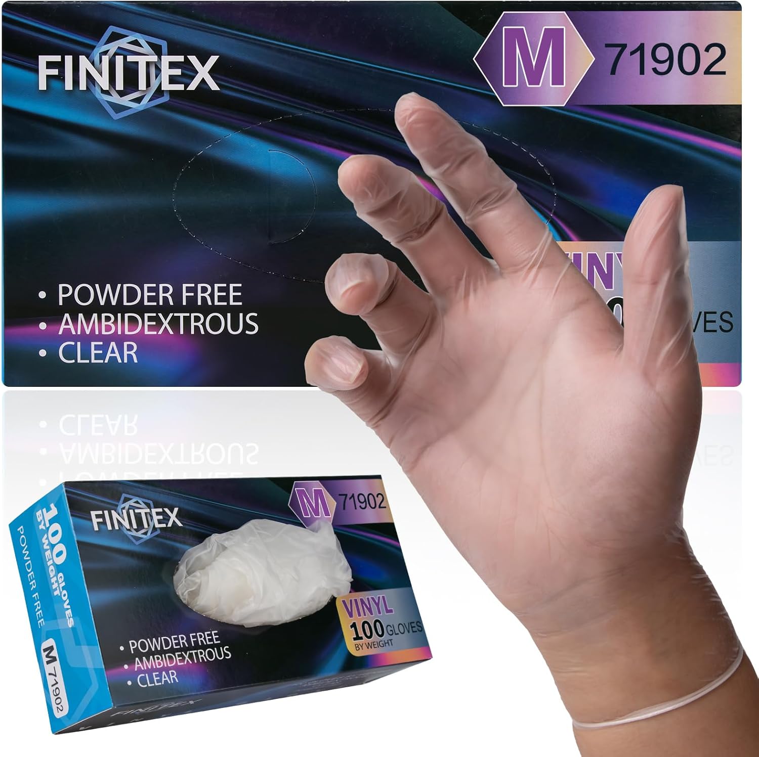 Clear Vinyl Gloves Disposable  - đánh giá và giá Exam Glove Nitrile