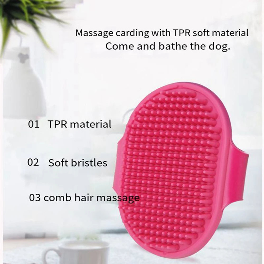 Pet Cleaning Brush Dog Cats Ba - đánh giá và giá Rubber Glove Cleaning