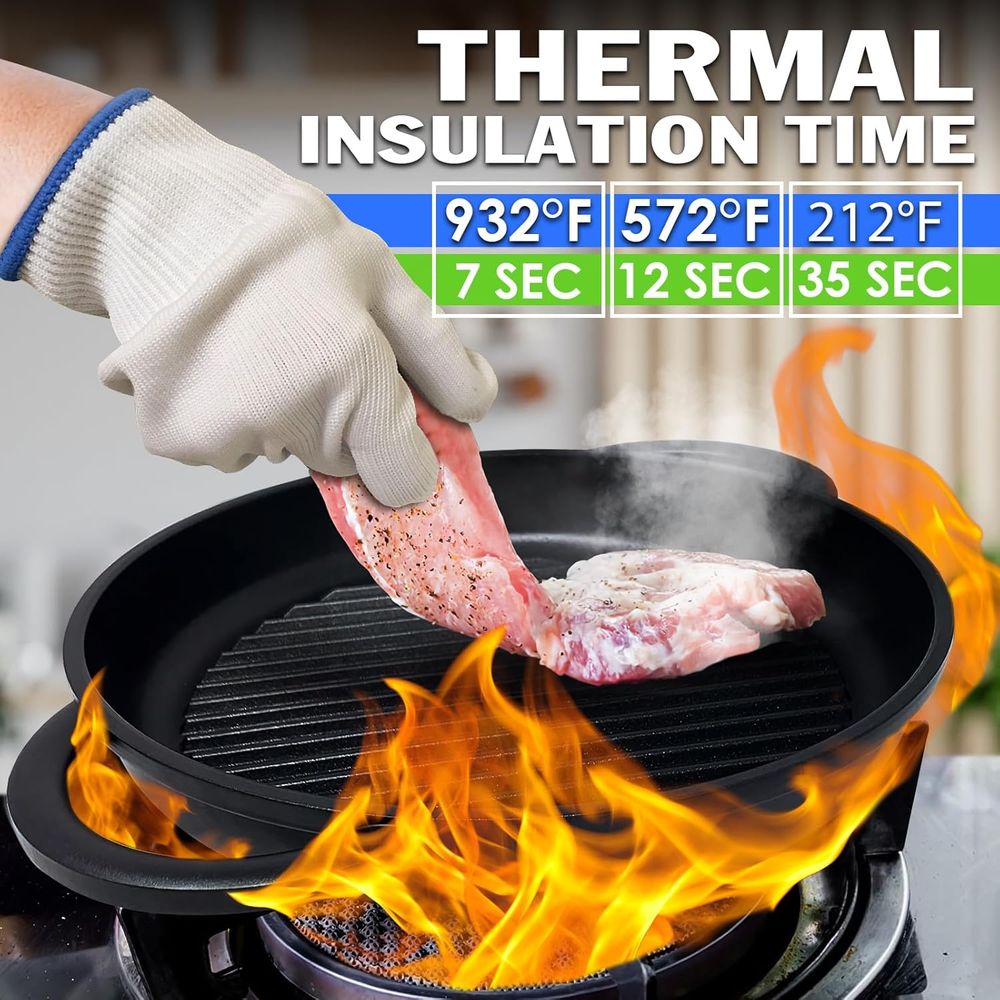 Heat-Resistant Gloves, 9.5 Len - đánh giá và giá Heat Resistant Glove