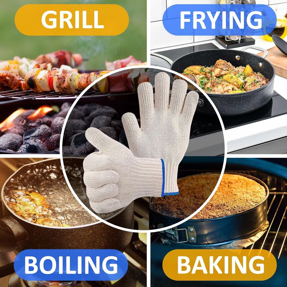 Heat-Resistant Gloves, 9.5 Len - đánh giá và giá Heat Resistant Glove