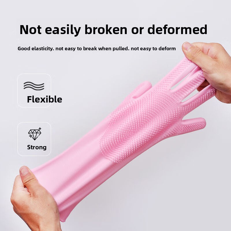Silicone dishwashing gloves, m - đánh giá và giá Dish Glove Rubber