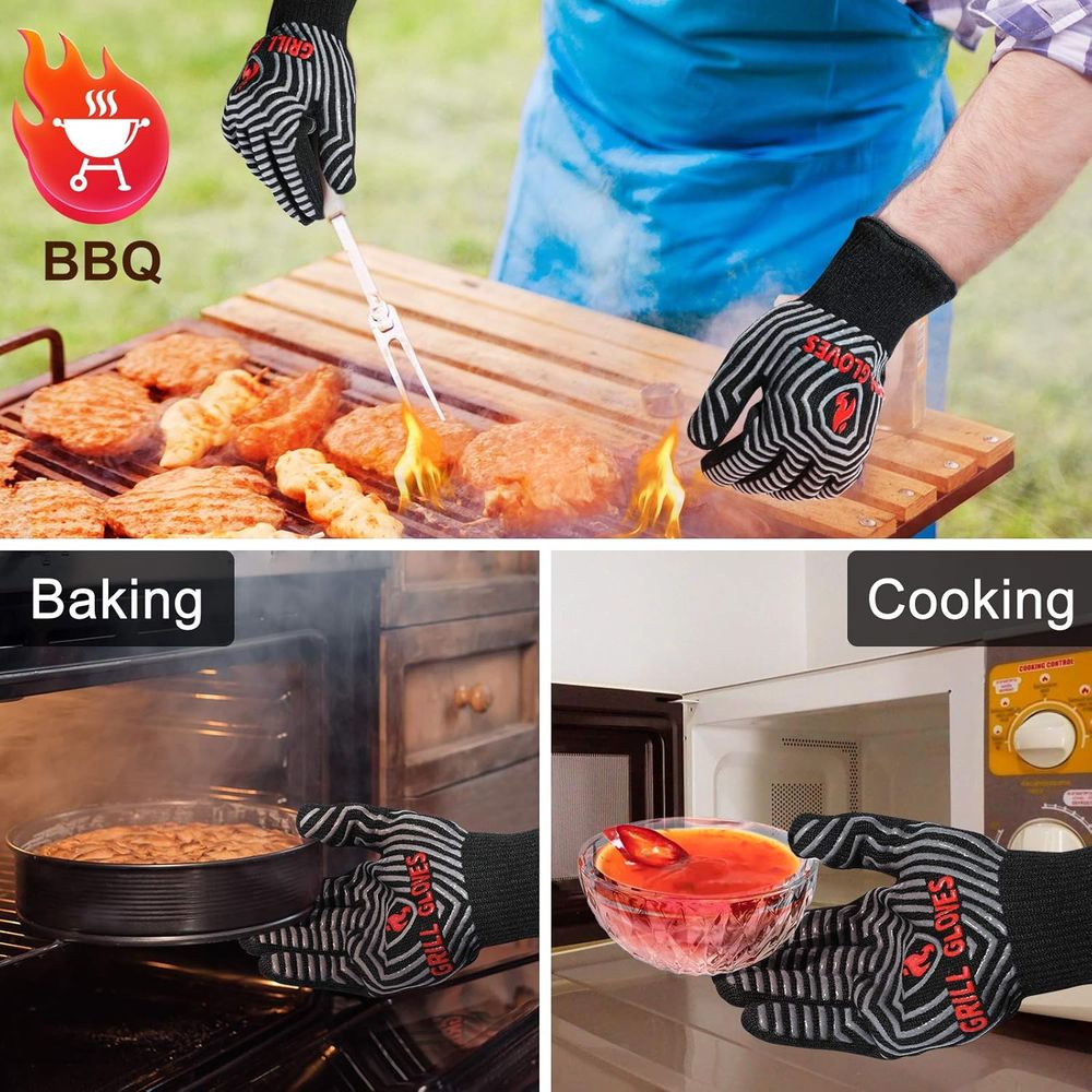 Silicone Heat Resistant Grilli - đánh giá và giá Oven Mitt Silicone
