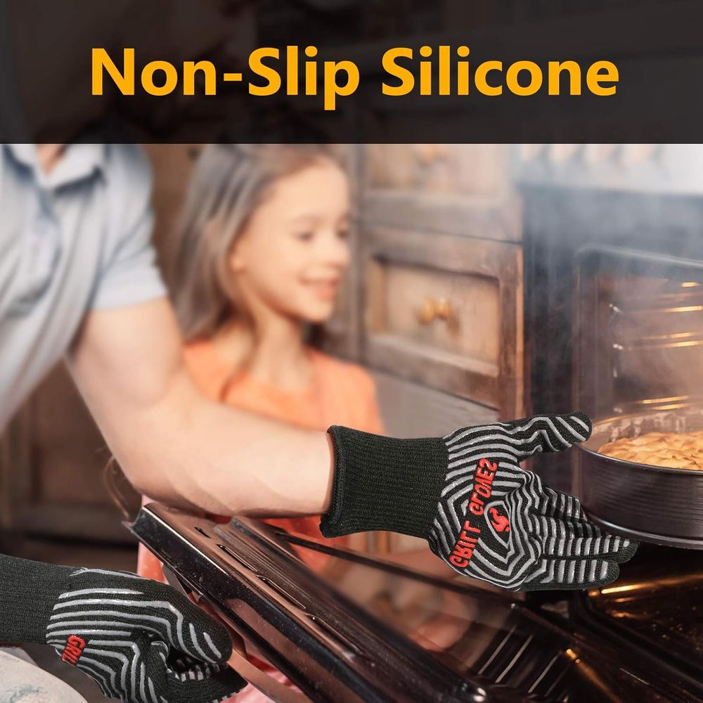 Silicone Heat Resistant Grilli - đánh giá và giá Oven Mitt Silicone
