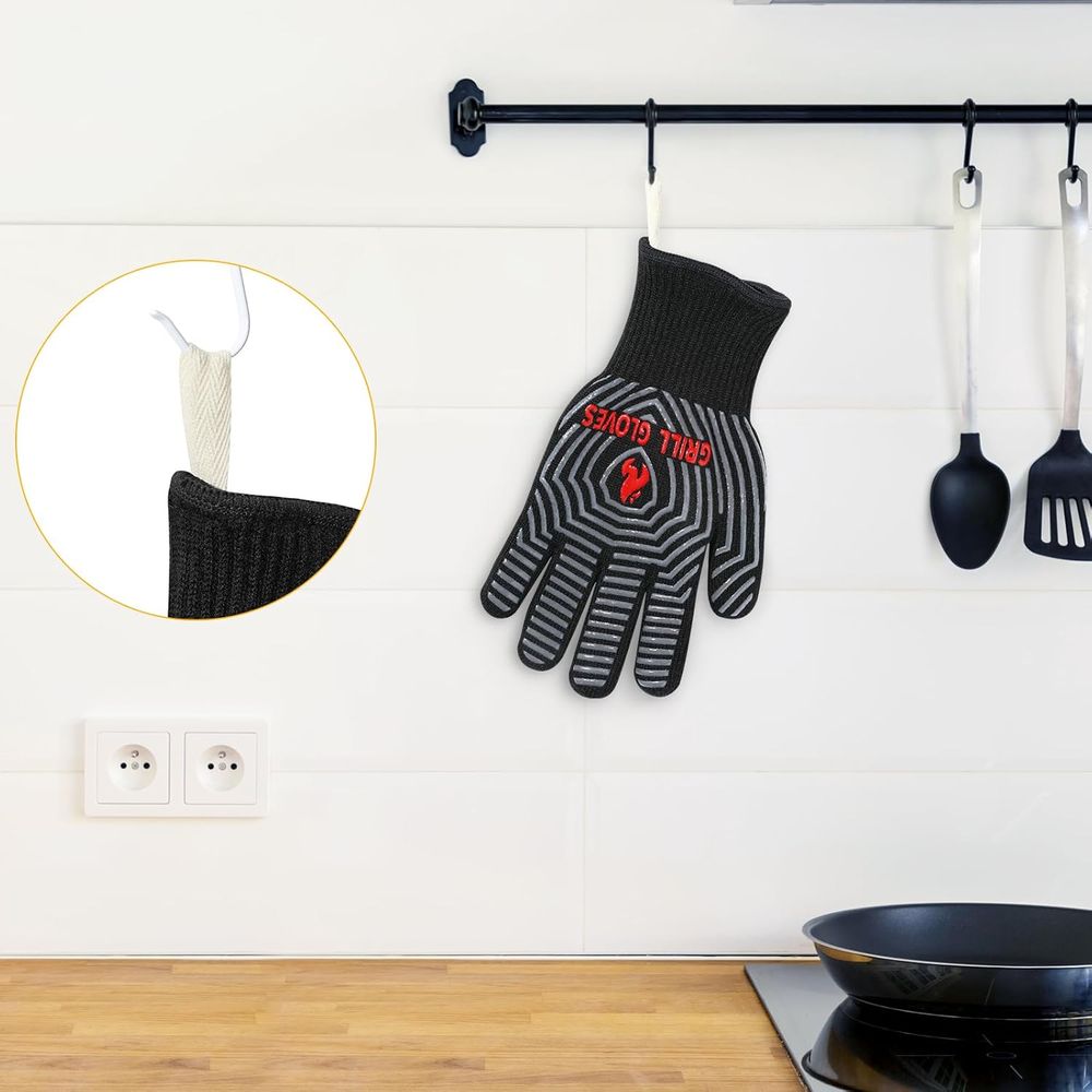 Silicone Heat Resistant Grilli - đánh giá và giá Oven Mitt Silicone