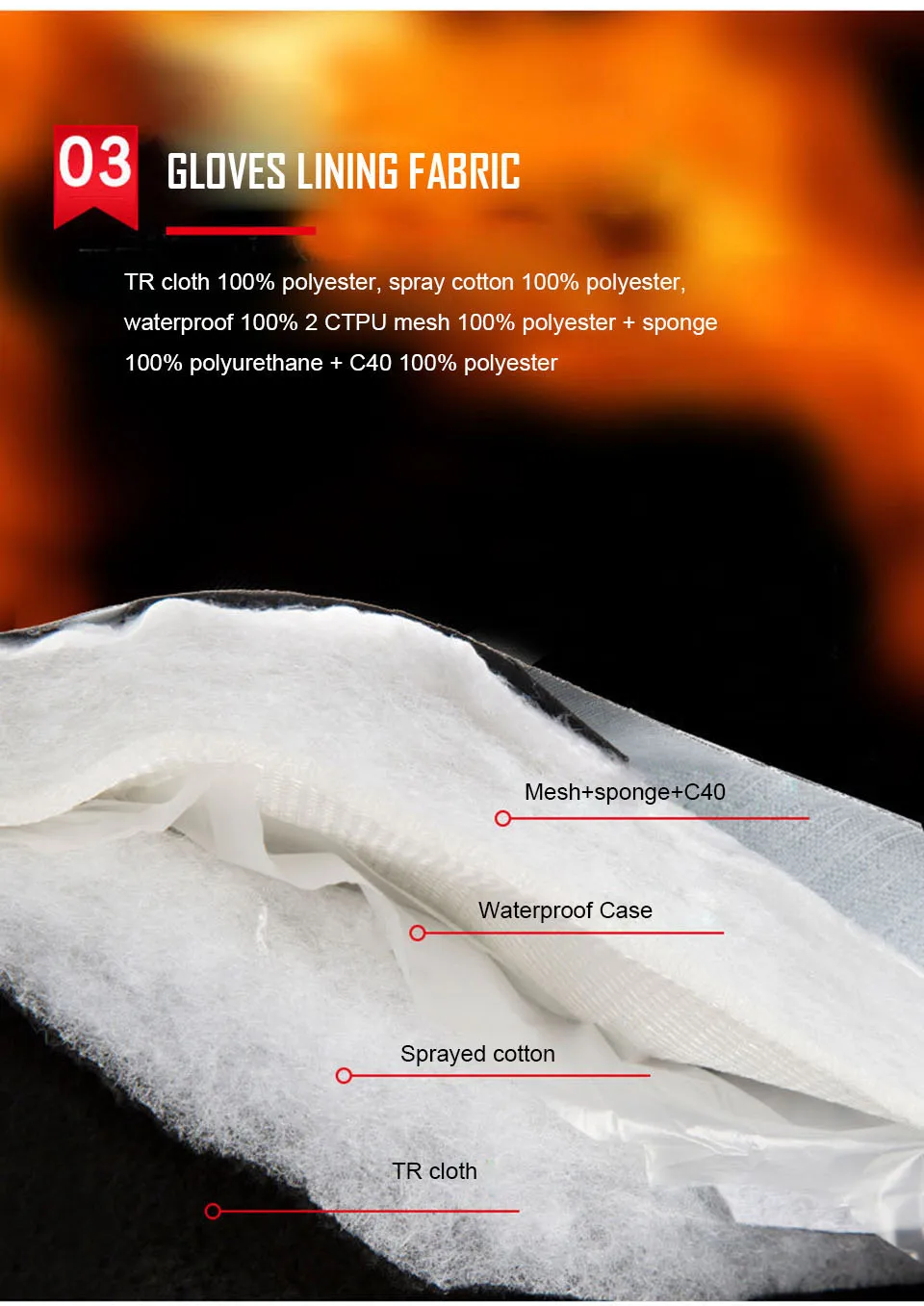 Winter Gloves 3M Cotton Heatin - đánh giá và giá Winter Glove Insulated