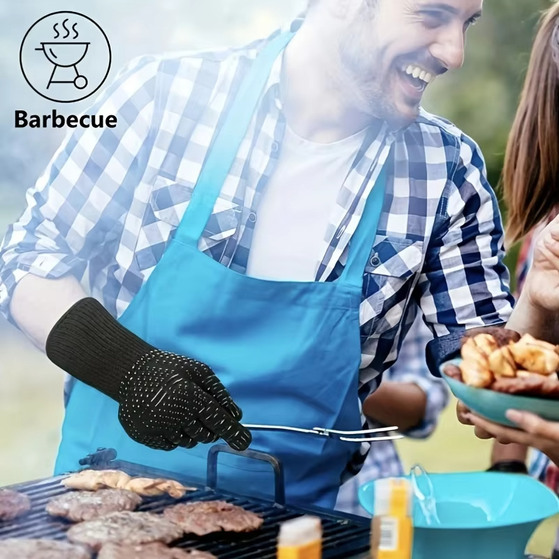 One Piece BBQ Gloves High Temp - đánh giá và giá Oven Mitt Silicone