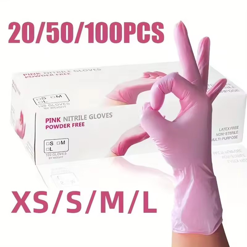 20/50/100PCS Pink Disposable G - đánh giá và giá Nitrile Mechanic Glove