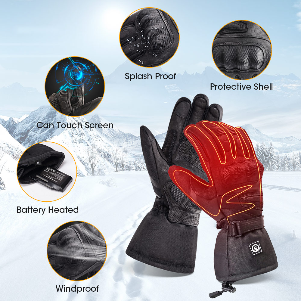 Snow Deer Winter Electric Heat - đánh giá và giá Ski Glove Waterproof