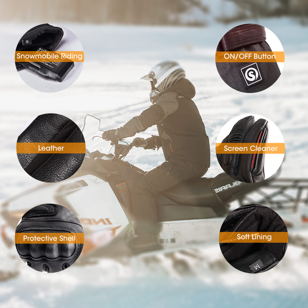 Snow Deer Winter Electric Heat - đánh giá và giá Ski Glove Waterproof