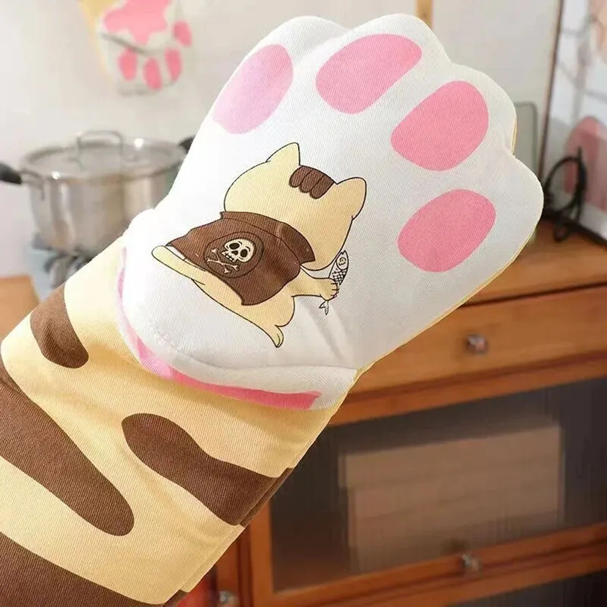 Microwave Long Cotton Gloves C - đánh giá và giá Oven Mitt Silicone