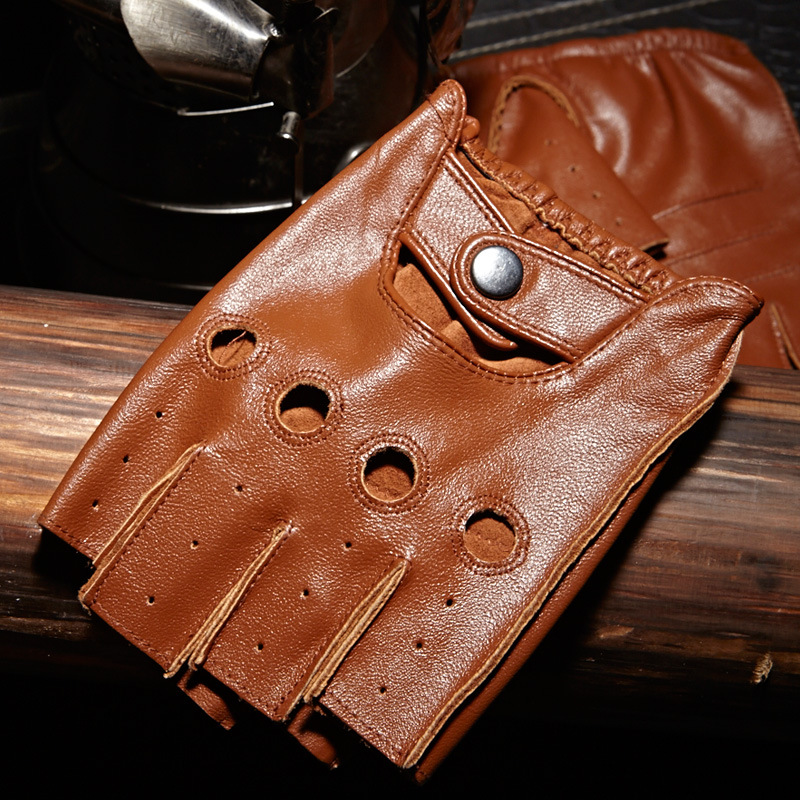 High Quality Man's Half Finger - đánh giá và giá Leather Driving Glove