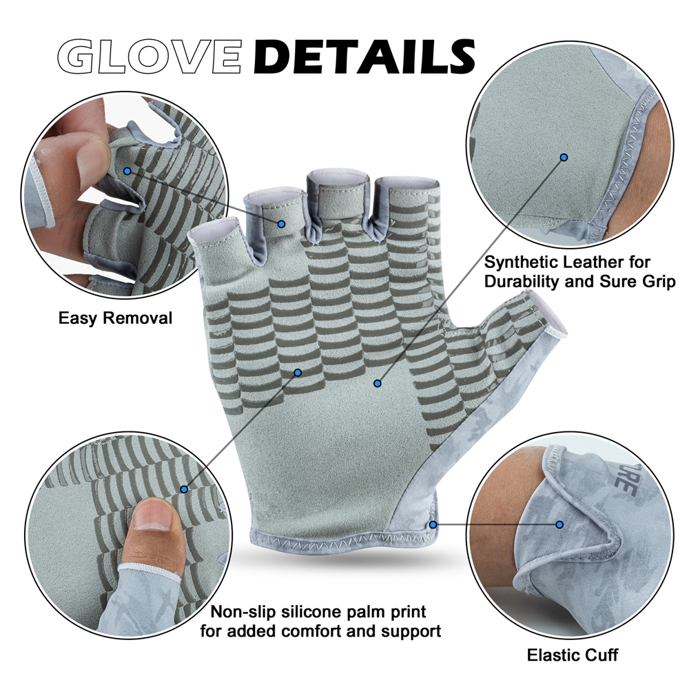 Goture Fingerless Fishing Glov - đánh giá và giá Cycling Glove Padded