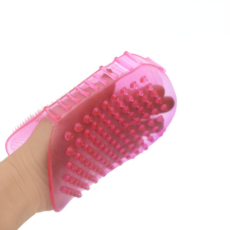 New Silicone Massage Scrub Glo - đánh giá và giá Rubber Glove Cleaning