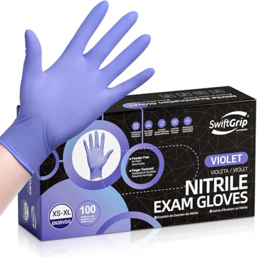 SwiftGrip Disposable Nitrile E - đánh giá và giá Exam Glove Nitrile