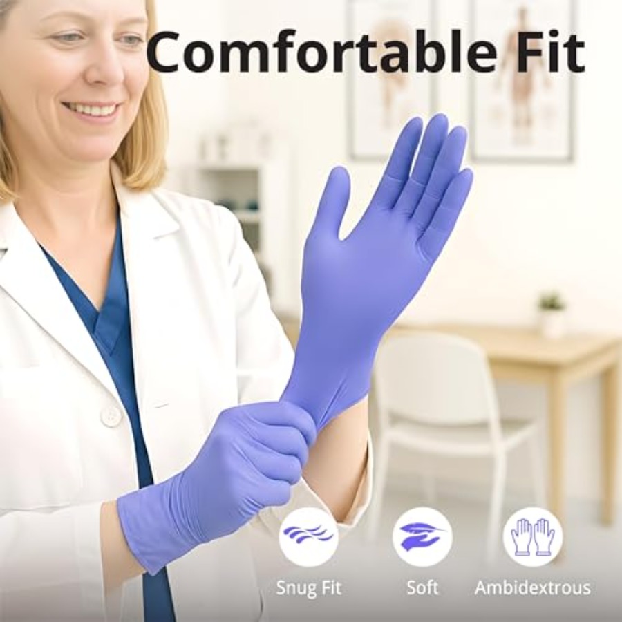 SwiftGrip Disposable Nitrile E - đánh giá và giá Exam Glove Nitrile