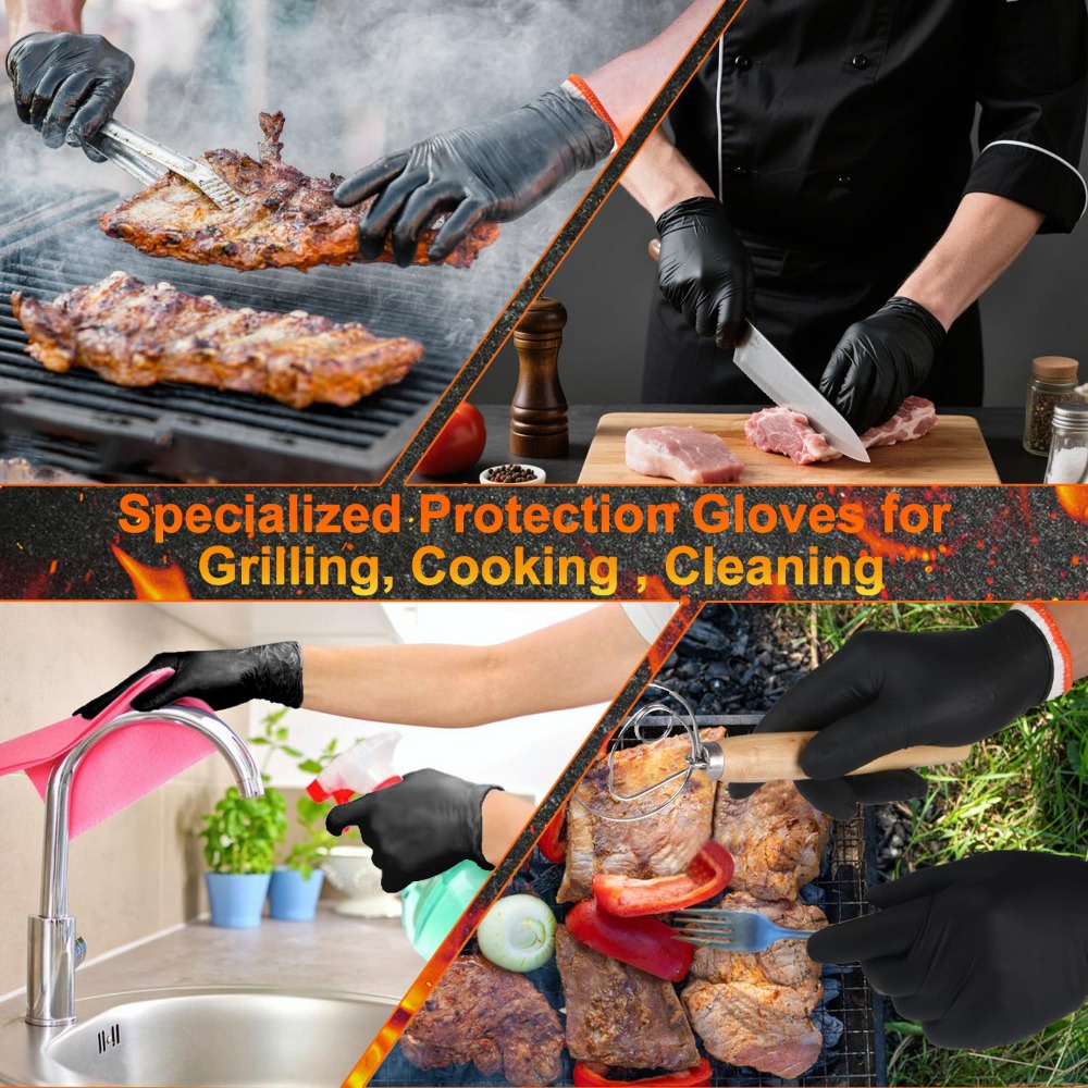 Disposable BBQ Gloves 100 Pack - đánh giá và giá Heat Resistant Glove