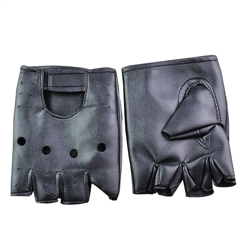 Punk Fingerless Gloves PU Leat - đánh giá và giá Workout Glove Gym