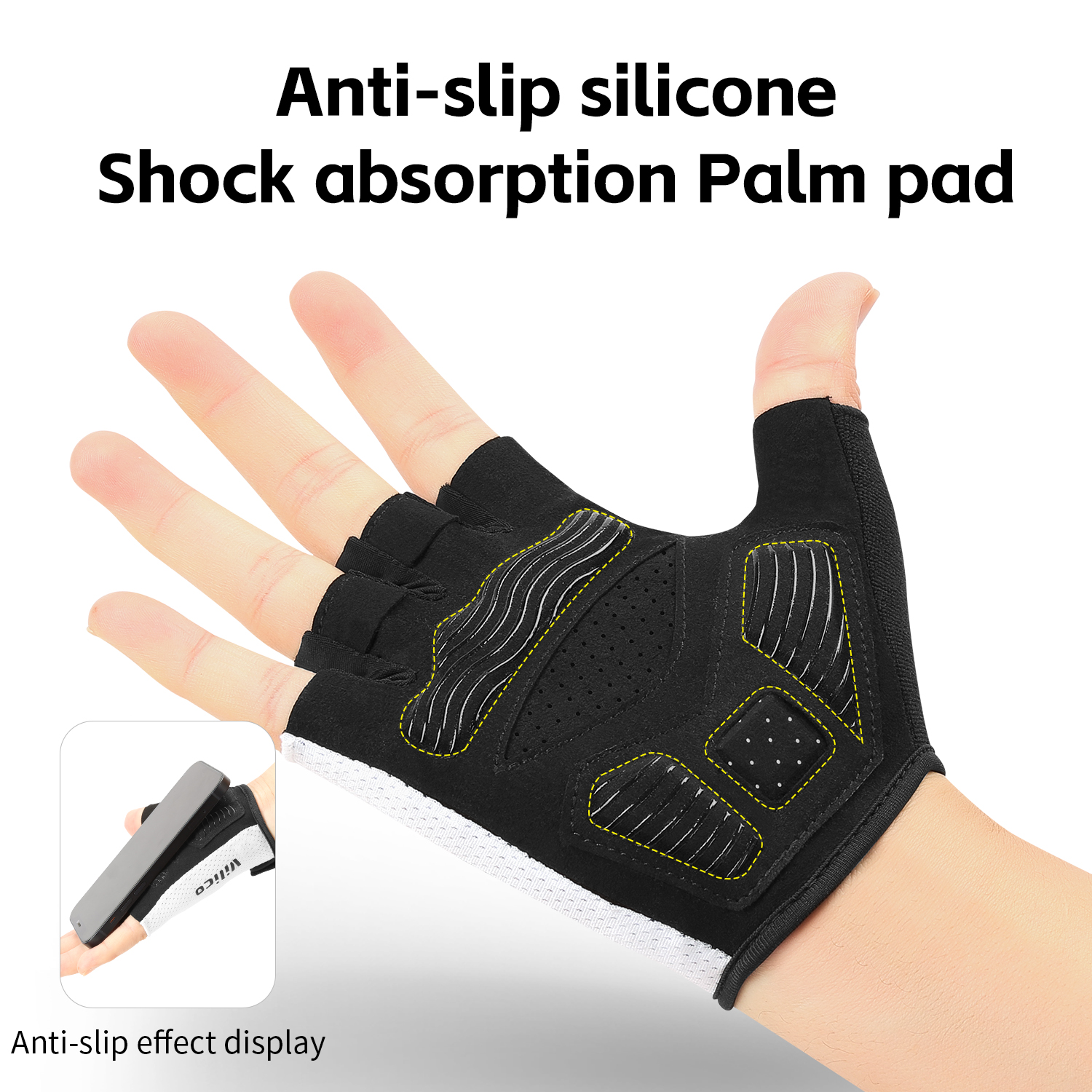 VILICO Breathable Half Finger  - đánh giá và giá Workout Glove Gym