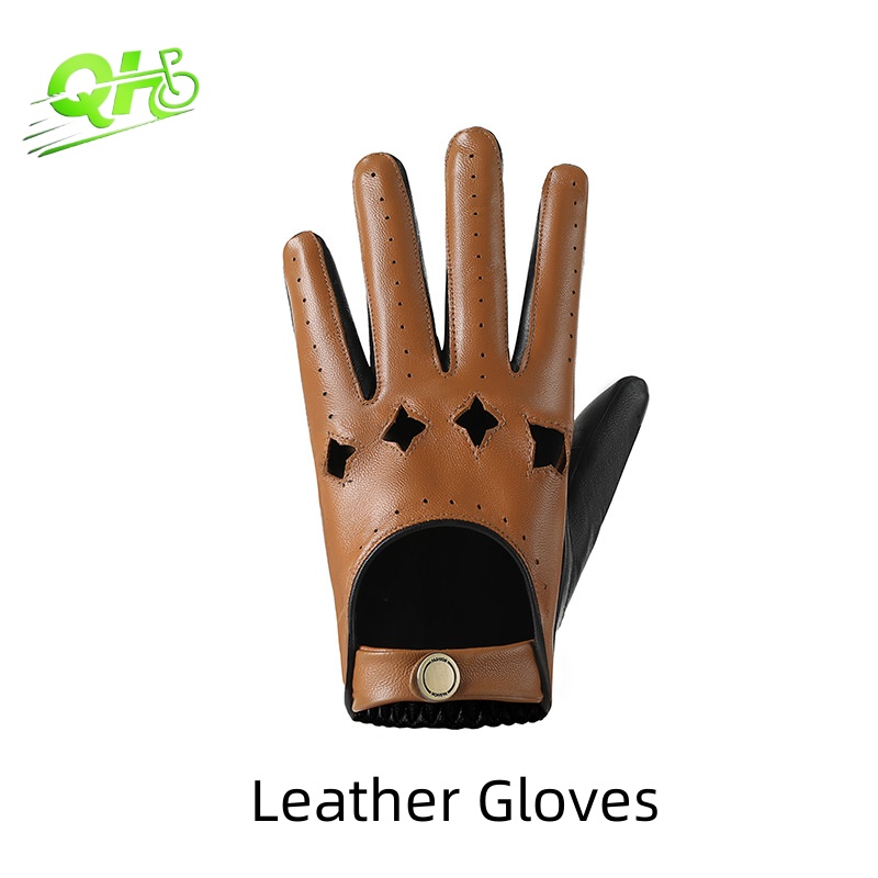 Men Leather Gloves Motorcycle  - đánh giá và giá Leather Driving Glove