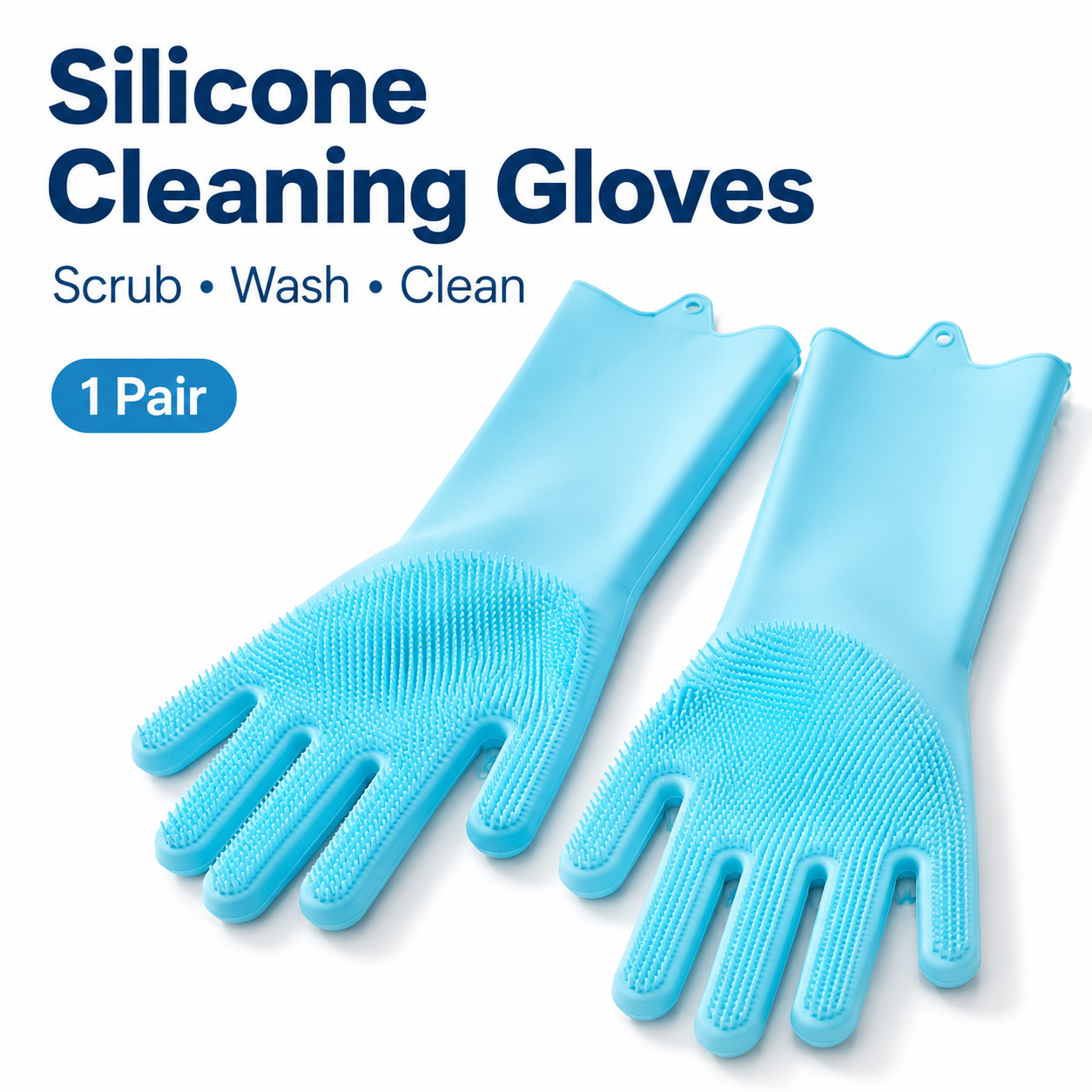 1 Pair Silicone Cleaning Glove - đánh giá và giá Dish Glove Rubber
