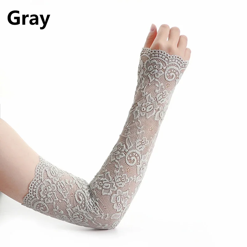 Summer Sunscreen Lace Arm Slee - đánh giá và giá Fingerless Glove Knit