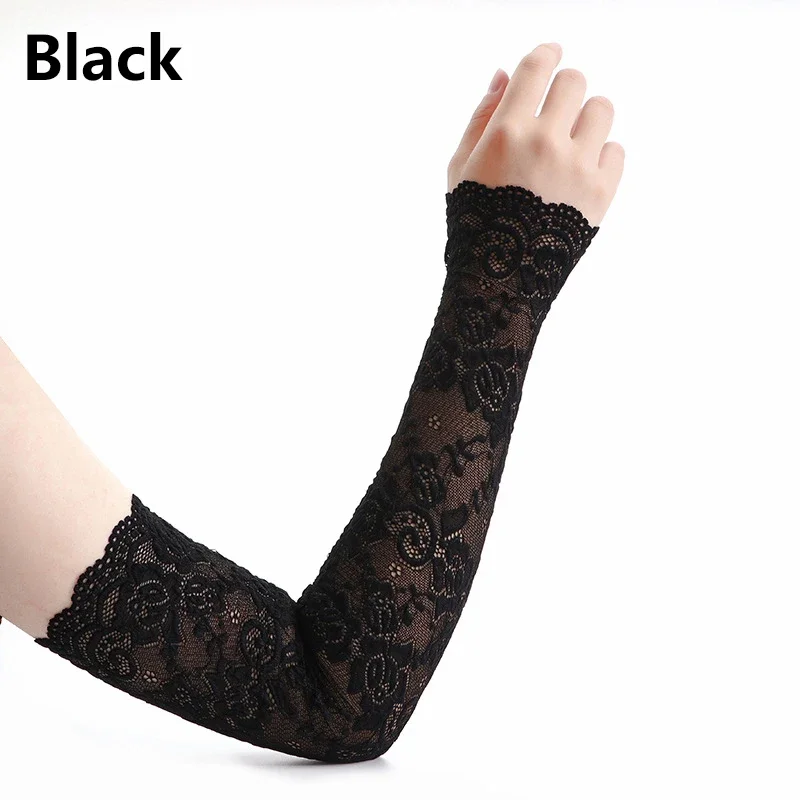 Summer Sunscreen Lace Arm Slee - đánh giá và giá Fingerless Glove Knit