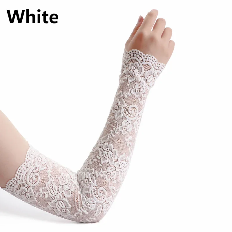 Summer Sunscreen Lace Arm Slee - đánh giá và giá Fingerless Glove Knit