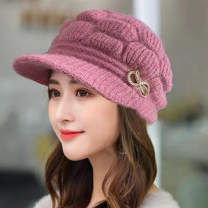 Winter Warm Hat Knitted Hat Ca - đánh giá và giá Wool Glove Lined