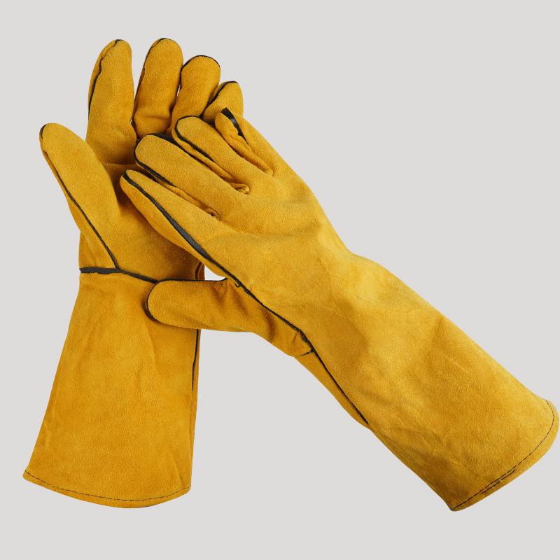 1 Pair 40Cm Welding Leather Gl - đánh giá và giá Cut Resistant Glove