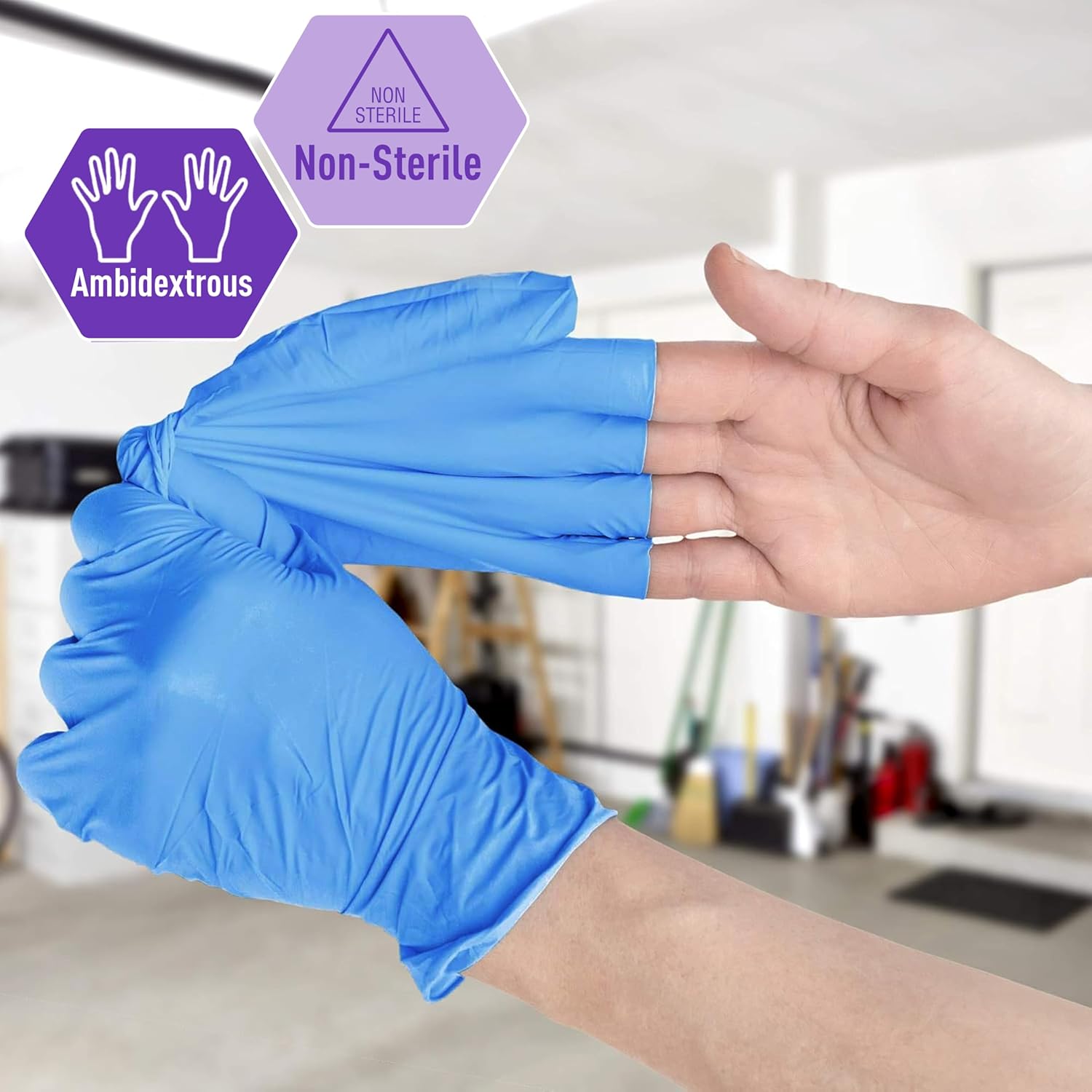 Powder-Free Nitrile/Vinyl Blen - đánh giá và giá Exam Glove Nitrile