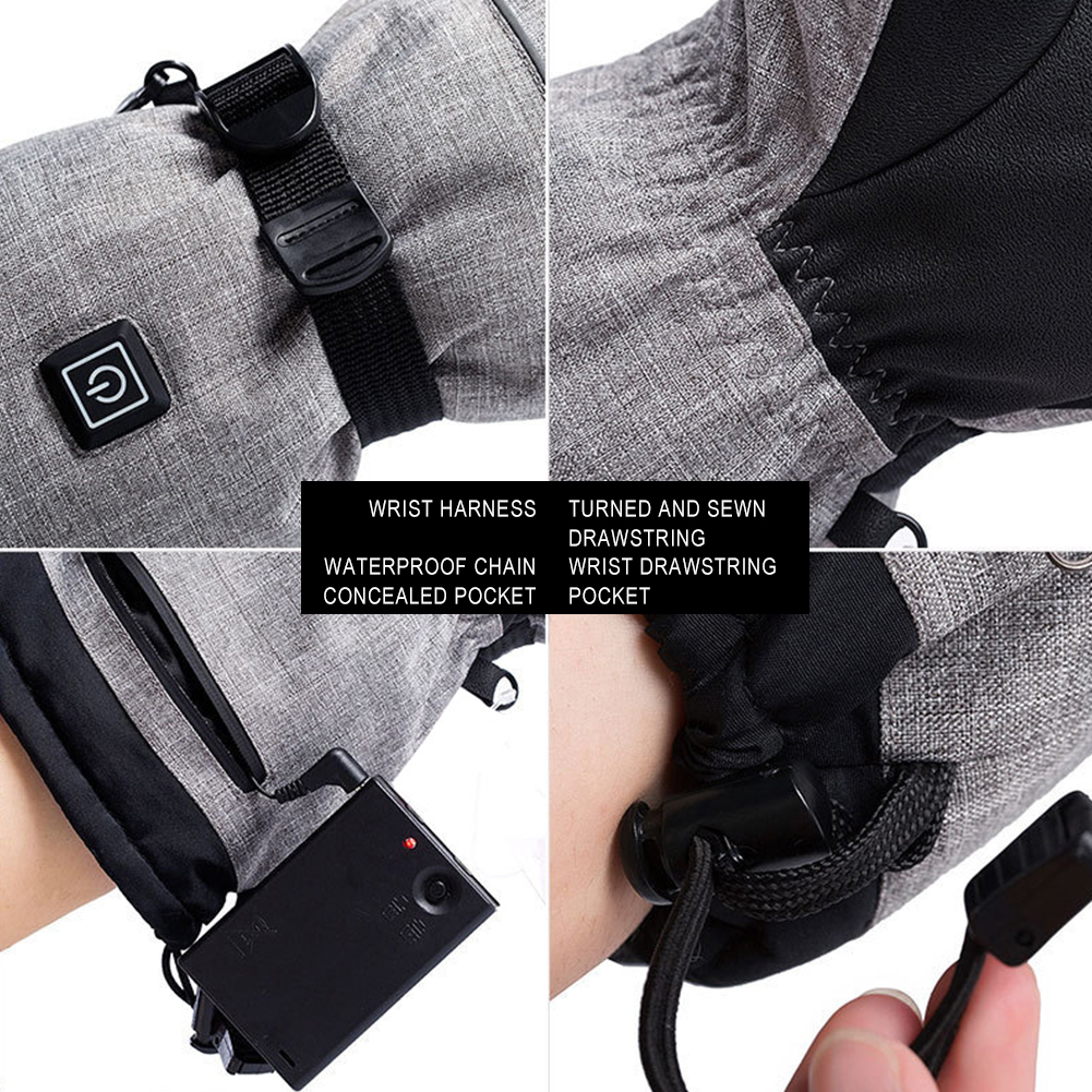 Electric Heated Gloves Men Wom - đánh giá và giá Ski Glove Waterproof