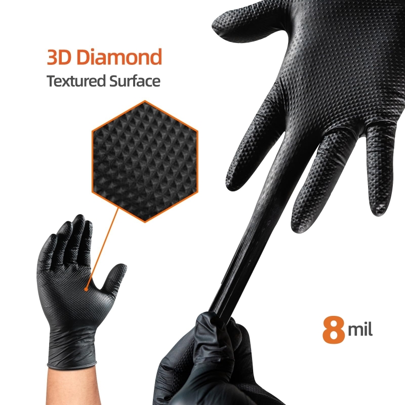 Heavy Duty Nitrile Safety Work - đánh giá và giá Nitrile Mechanic Glove