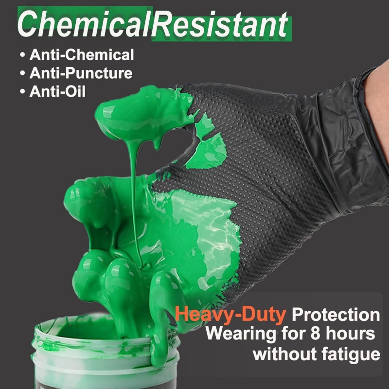Heavy Duty Nitrile Safety Work - đánh giá và giá Nitrile Mechanic Glove