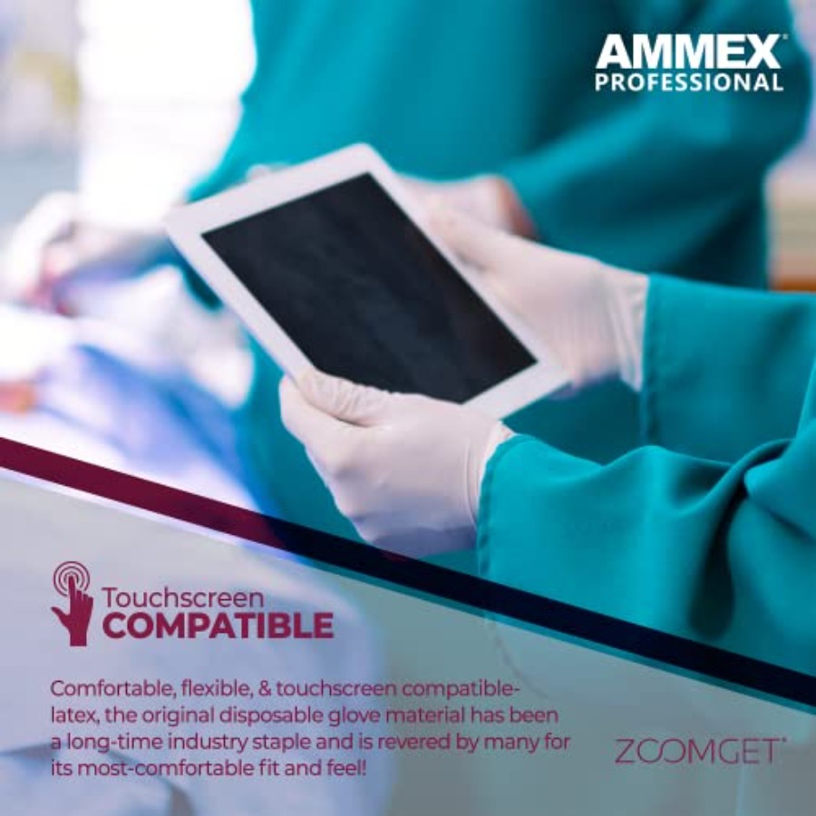 AMMEX White Latex Disposable E - đánh giá và giá Latex Disposable Glove