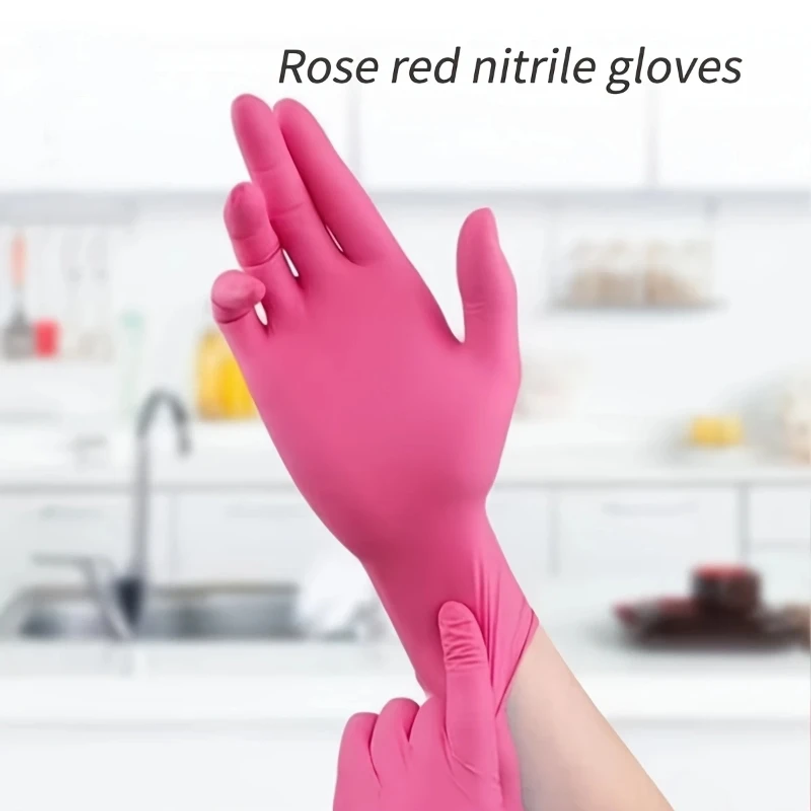Fuchsia Nitrile Disposable Glo - đánh giá và giá Nitrile Mechanic Glove