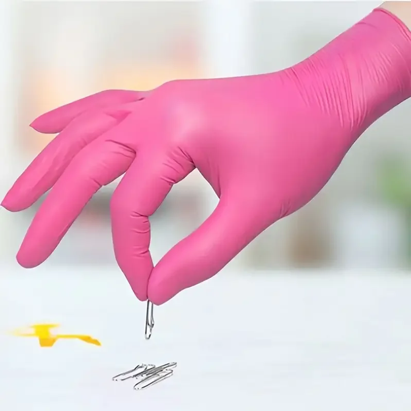Fuchsia Nitrile Disposable Glo - đánh giá và giá Nitrile Mechanic Glove