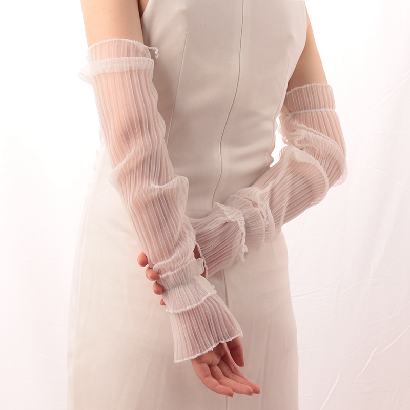 Women Summer Long Sun-protecti - đánh giá và giá Fingerless Glove Knit