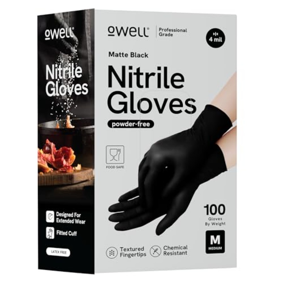 ® Black Nitrile Gloves - 4 Mil - đánh giá và giá Exam Glove Nitrile