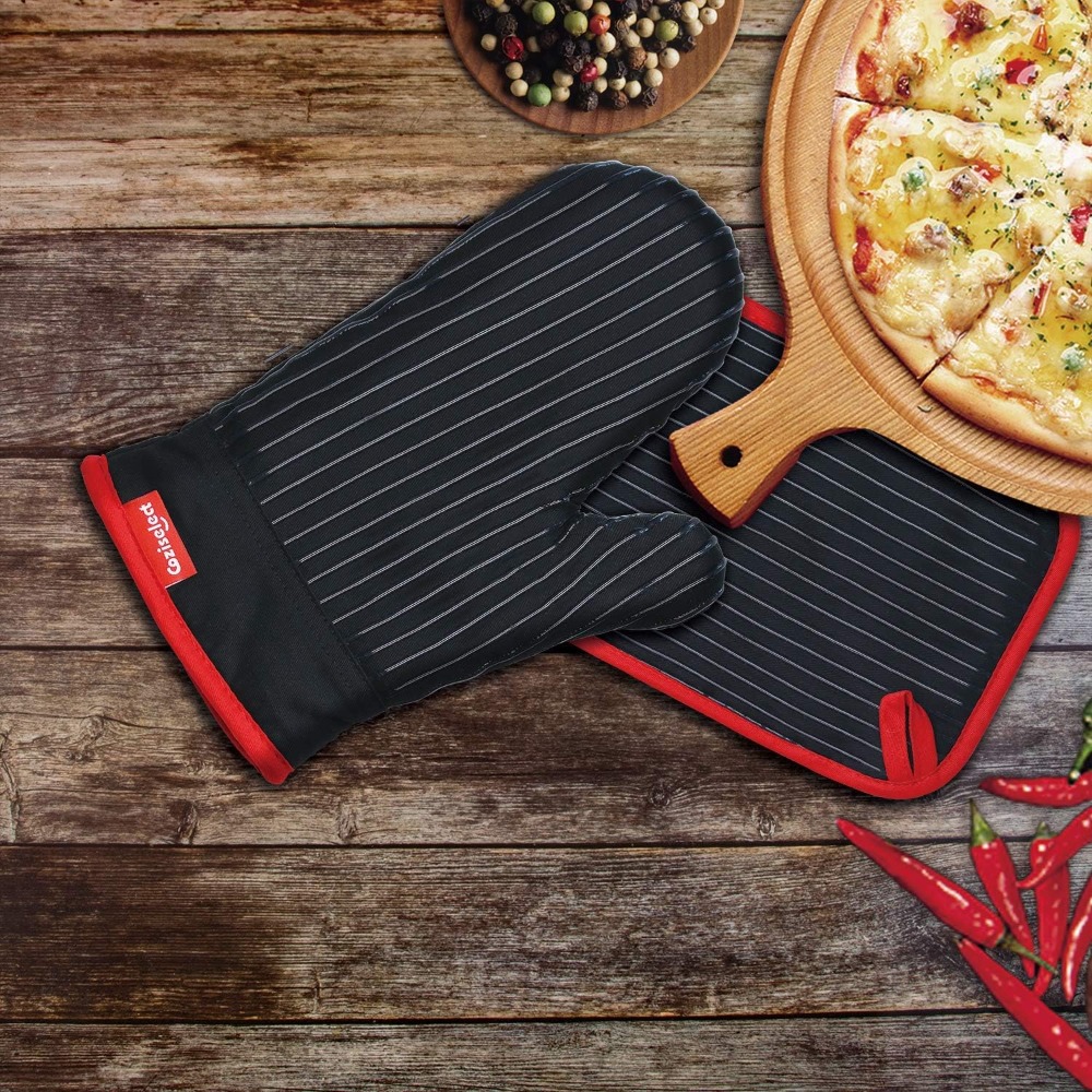 Heat Resistant Oven Mitts and  - đánh giá và giá Oven Mitt Silicone