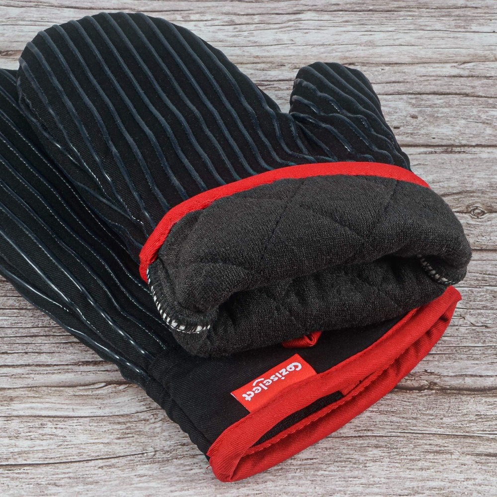 Heat Resistant Oven Mitts and  - đánh giá và giá Oven Mitt Silicone