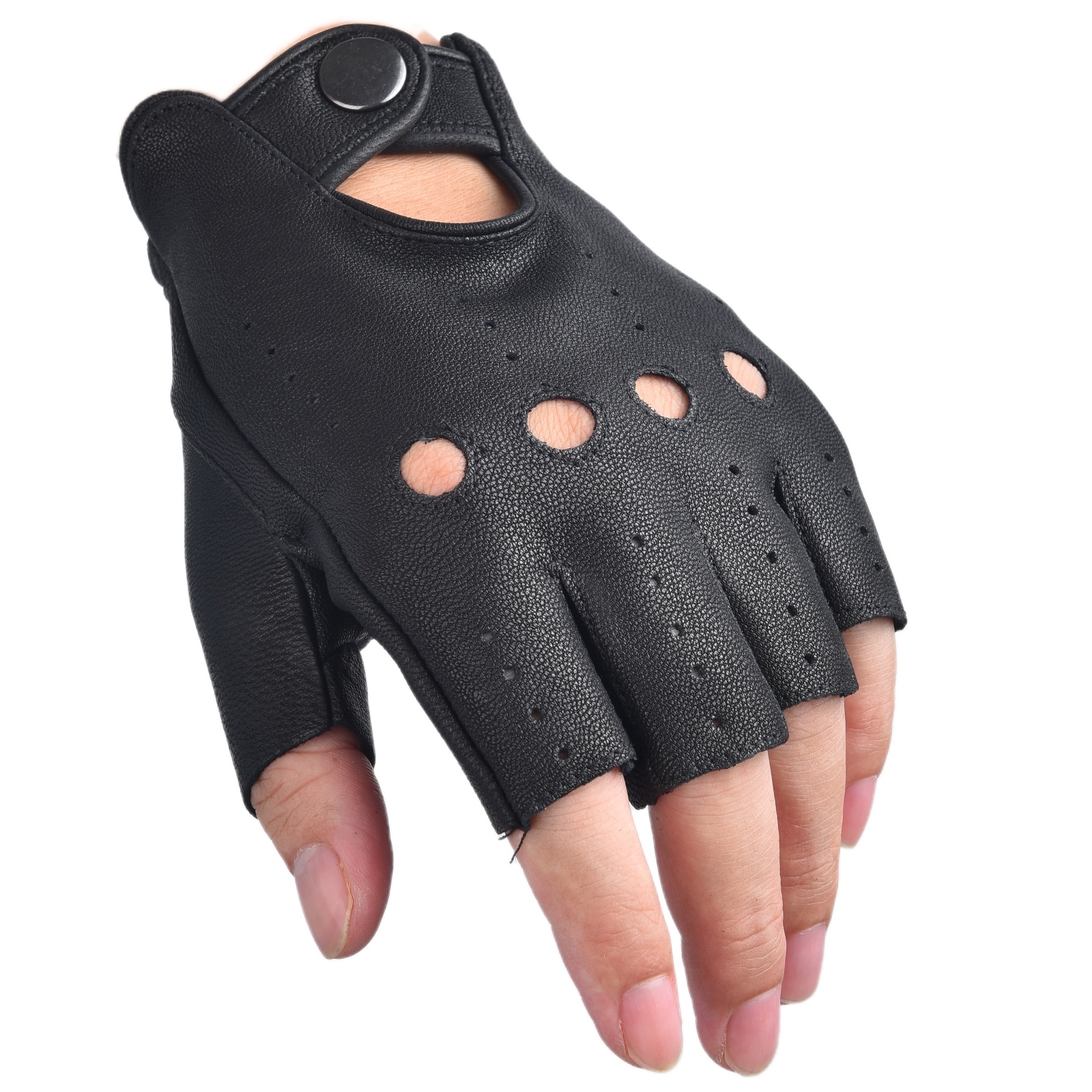 Mens Fingerless Gloves Half Fi - đánh giá và giá Leather Driving Glove