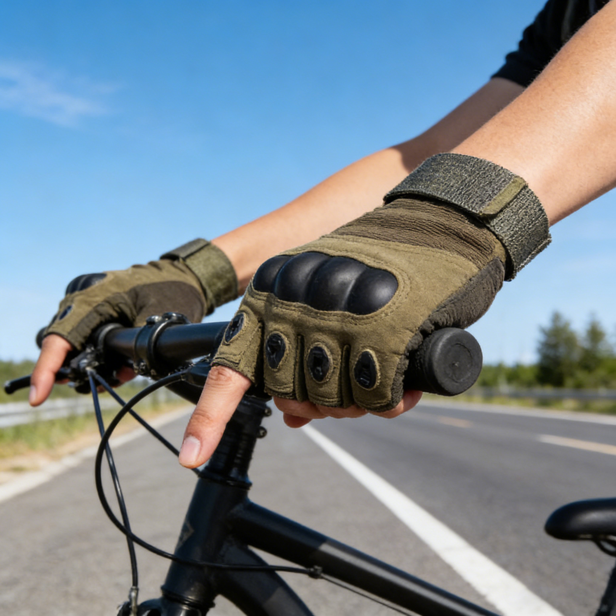Tactical Hard Knuckle Half Fin - đánh giá và giá Motorcycle Glove Knuckle
