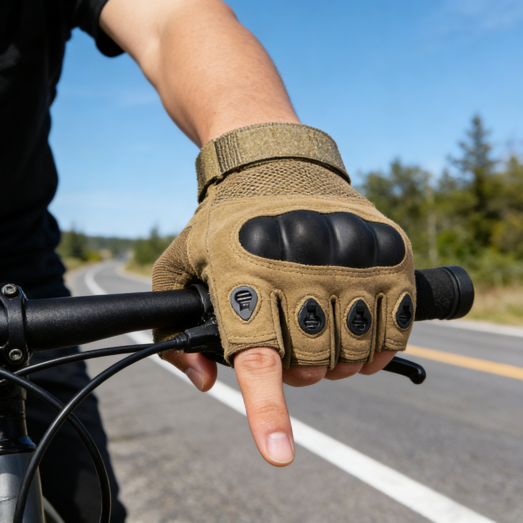 Tactical Hard Knuckle Half Fin - đánh giá và giá Motorcycle Glove Knuckle